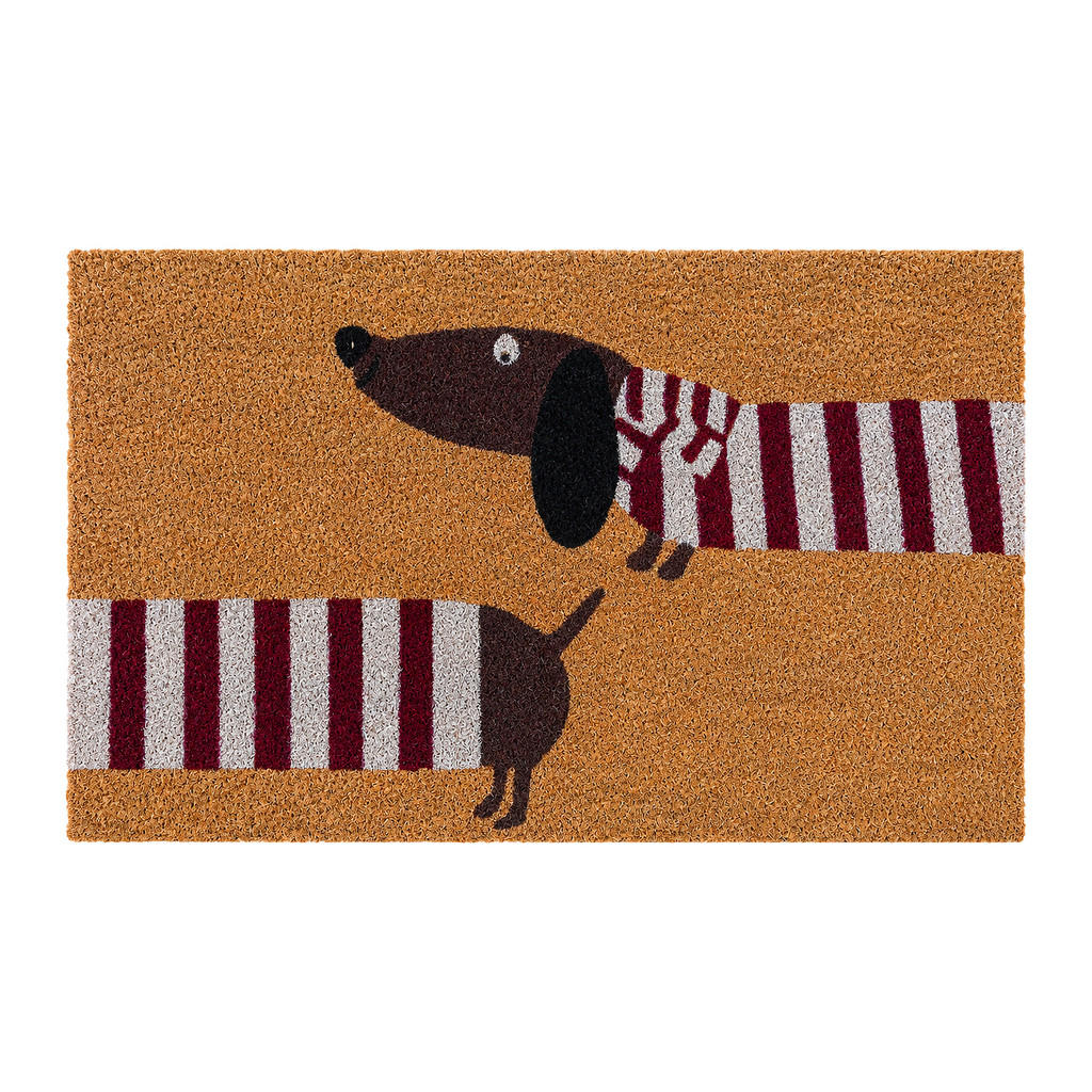PREȘ Natural fibră de cocos motiv animale 60x40 cm