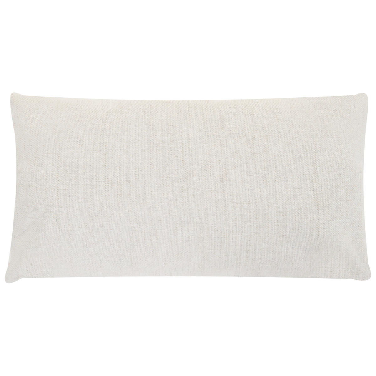 ČALOUNĚNÉ LEHÁTKO CHAISE LONGUE Látka Krémově bílé Rives - bílá/krémová, textil (78/97/160cm) - Beliani