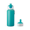 POP-UP TRINKFLASCHE + FLIP-UP ERSATZDECKEL Campus türkis 400 ml - Türkis, Kunststoff (0.4L) - Mepal