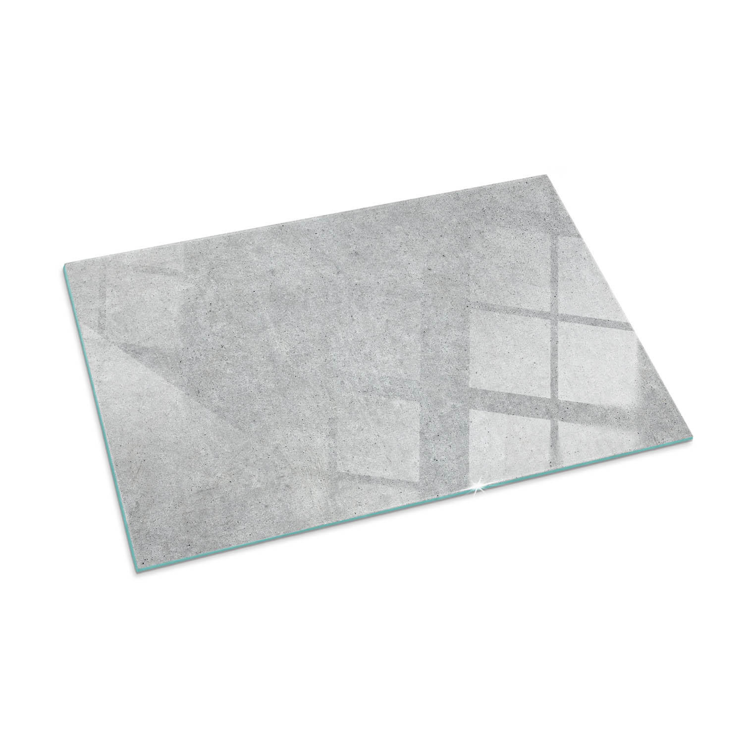 ArtPrintCave Glasplatte Grau 100x70x0.4 cm