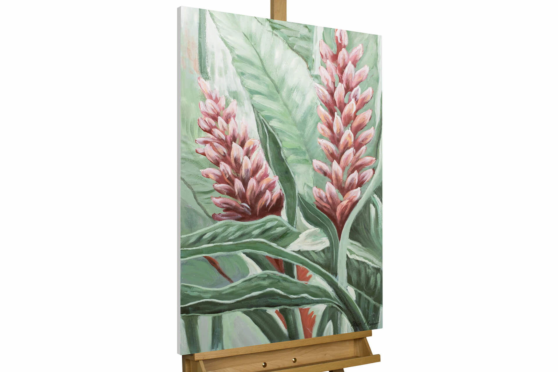 KUNSTLOFT RUČNĚ MALOVANÝ AKRYLOVÝ OBRAZ ČERVENÝ/ČERNÝ, 60/90 CM