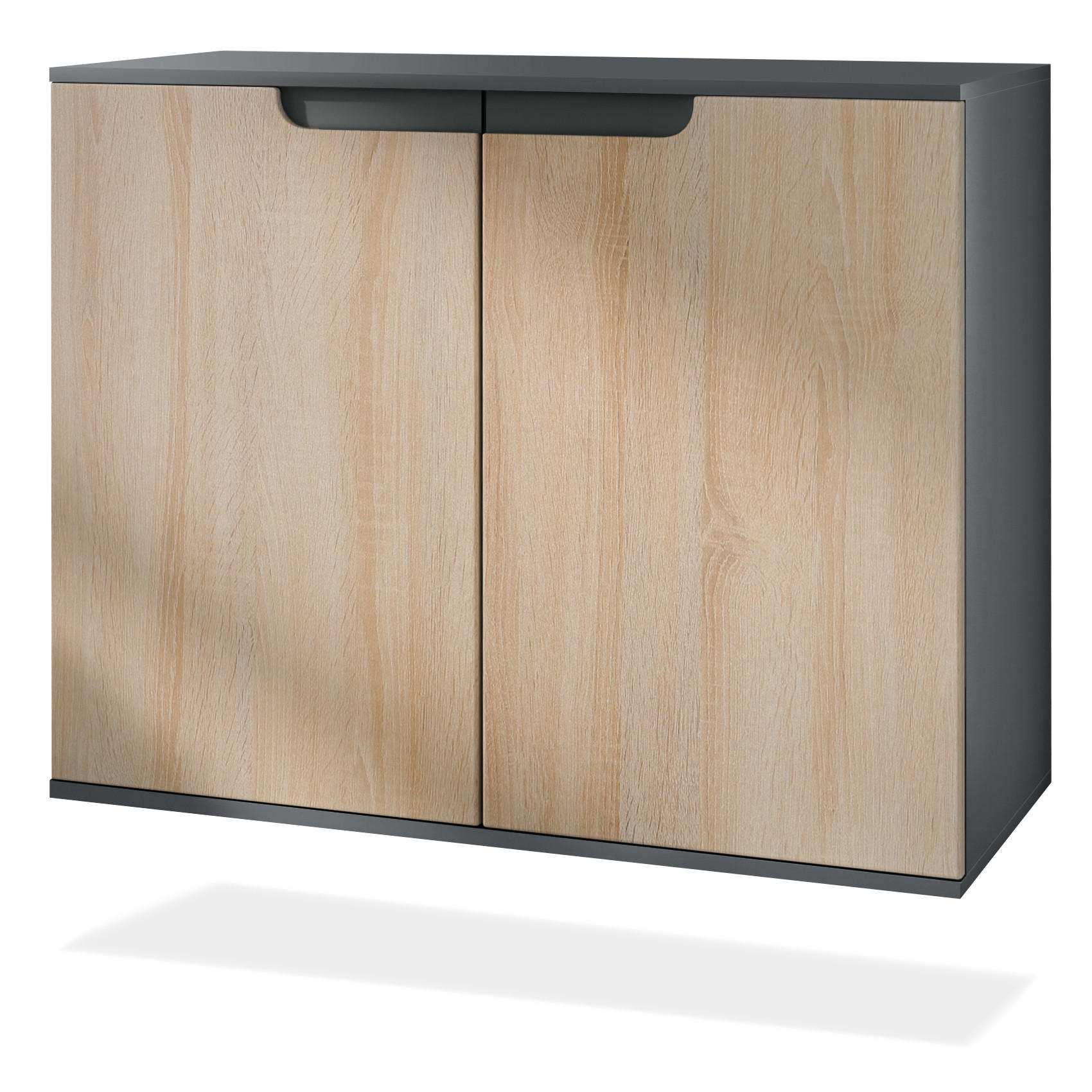 Vladon Kommode Eiche San Remo 92.5x73.5x35 cm