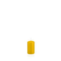 STUMPENKERZEN Dotter Gelb Ø 48 x 100 mm, 24 Stück - Gelb, Paraffin (5/10cm) - Wiedemann Kerzen