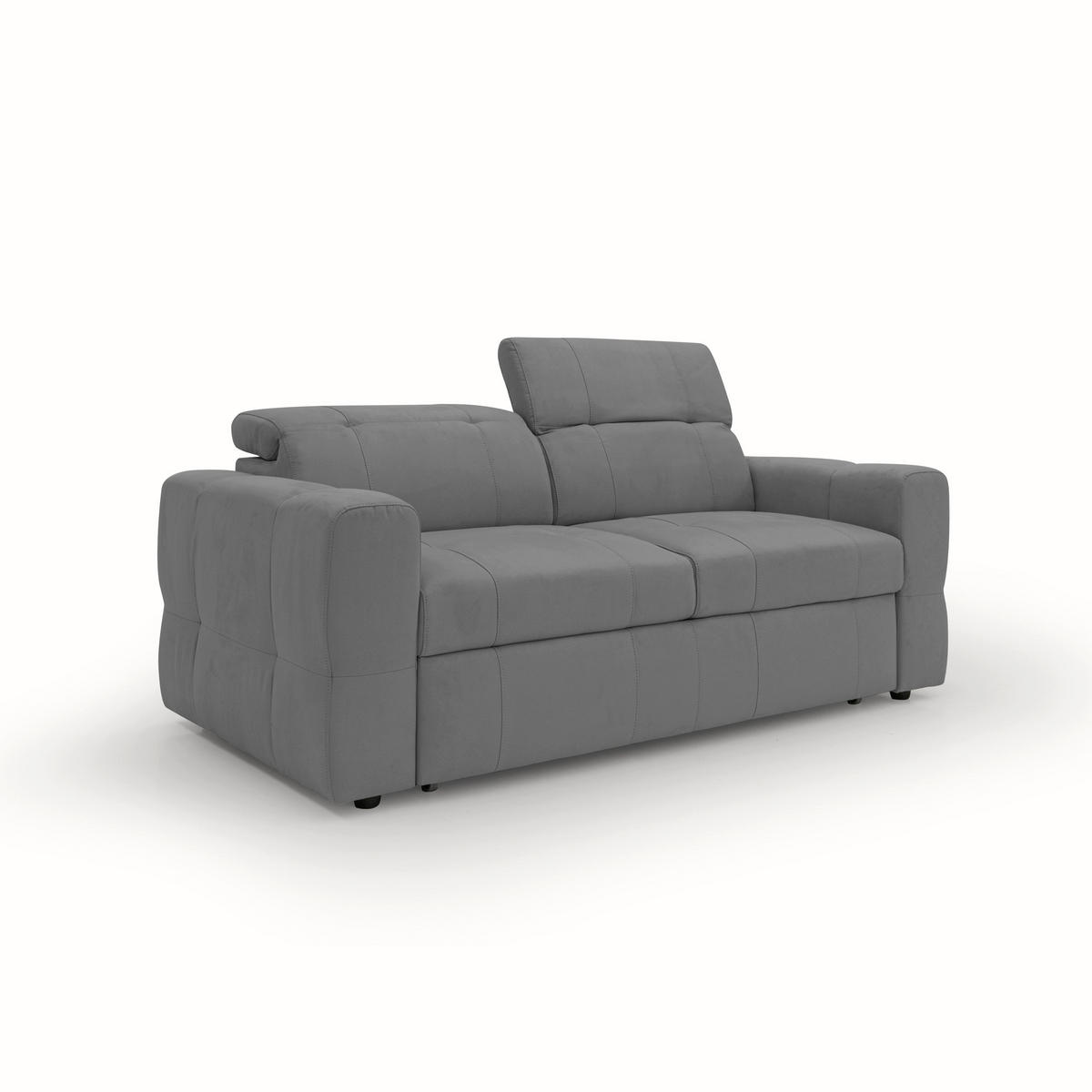 SCHLAFSOFA Kronos - Grau, Textil (173/80/97cm) - Divani.store