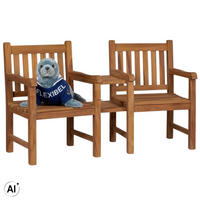 GARTENBANK Feierabend - Naturfarben, Holz (160/94/57cm) - Mr. Deko