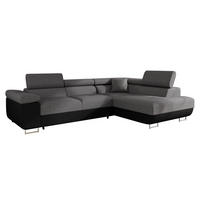 ECKSOFA Torezio, Seite: Rechts - Graphitfarben, Holz/Textil (274/203cm) - MIRJAN24