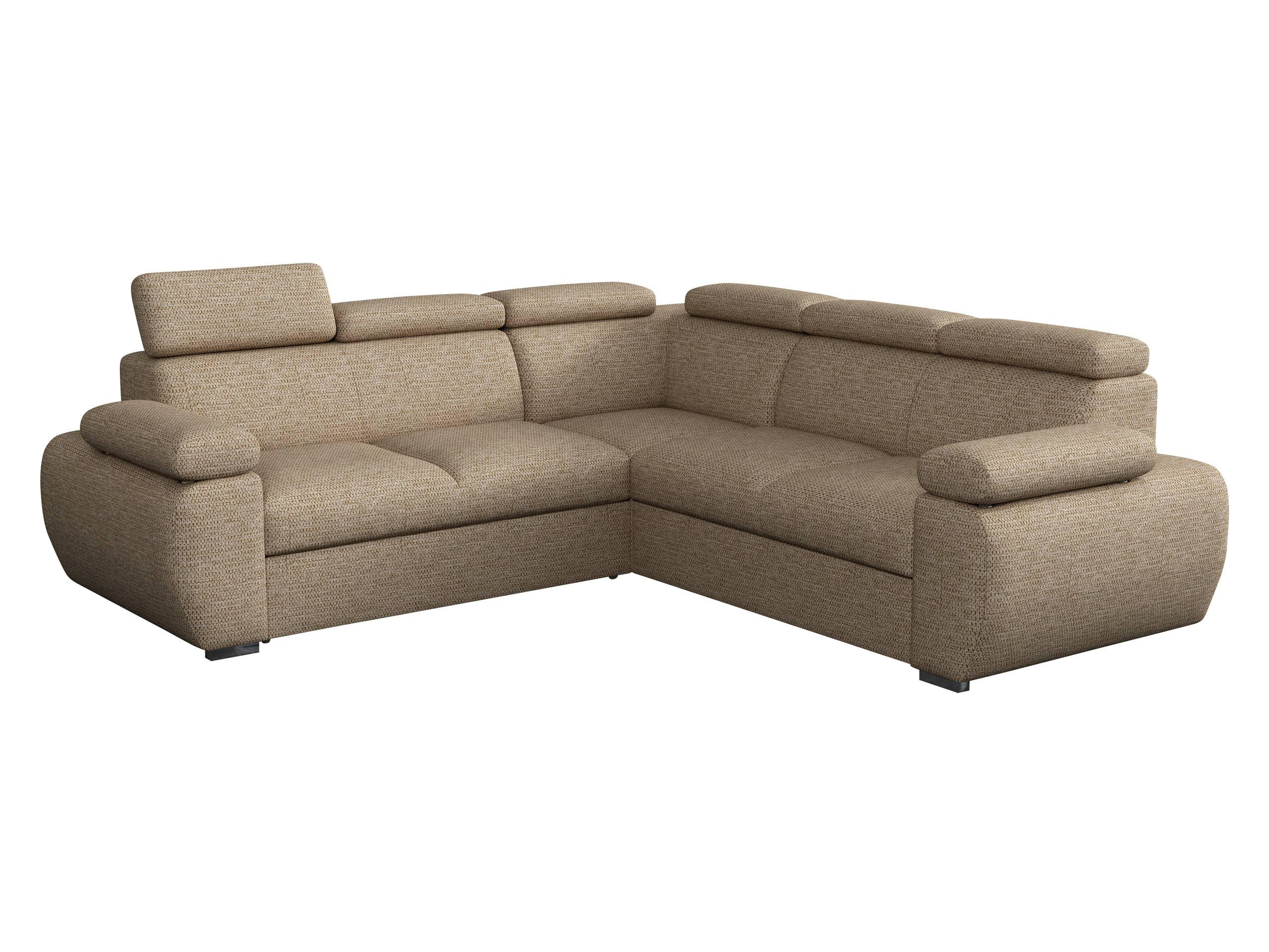ECKSOFA Boston Maxi - Chromfarben/Beige, Holz/Textil (260/260cm) - MIRJAN24