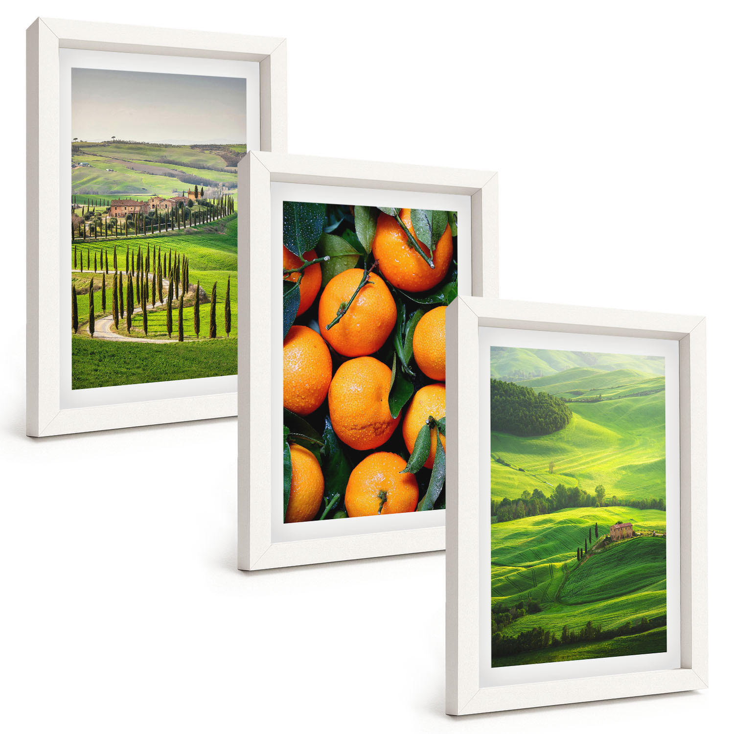 Tulup Bilder Weiß 20x30 cm