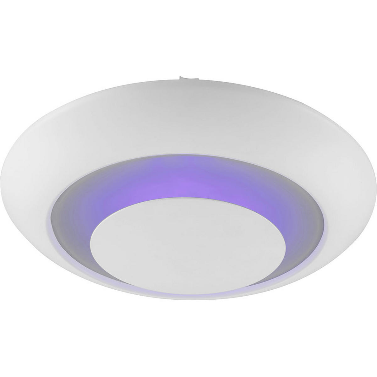 LED DECKENLEUCHTE FERAH Weiß - Weiß, Metall (50/50/11cm) - Globo Lighting