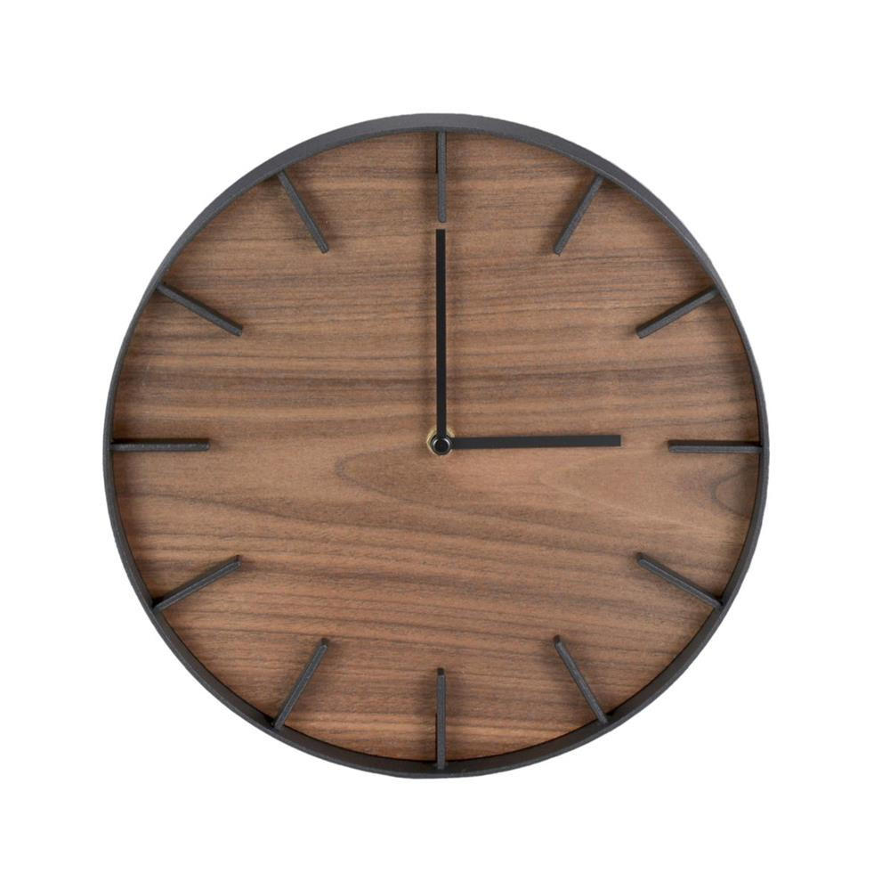 Yamazaki Wanduhr Schwarz 26x26x4 cm