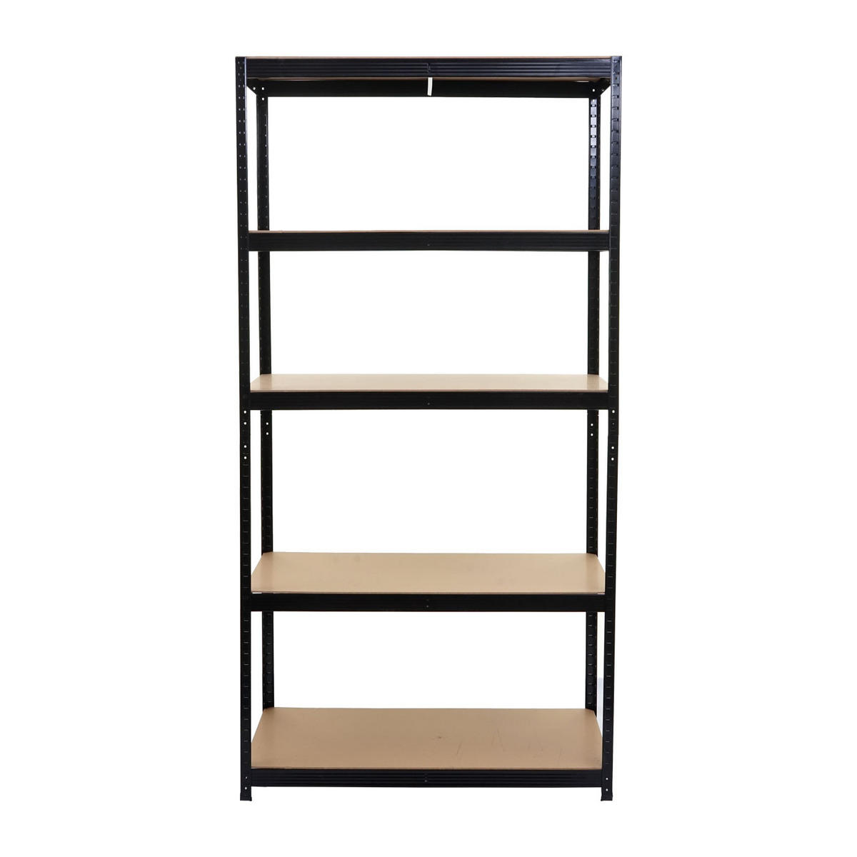 SCHWERLASTREGAL Schwarz, Braun - Schwarz/Braun, Metall (101/200/61cm) - MCW