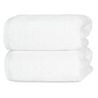 DUSCHTÜCHER, 2er-Set, 70x140 cm, 100% Baumwolle, Weiß - Weiß, Textil (70/140cm) - Zollner