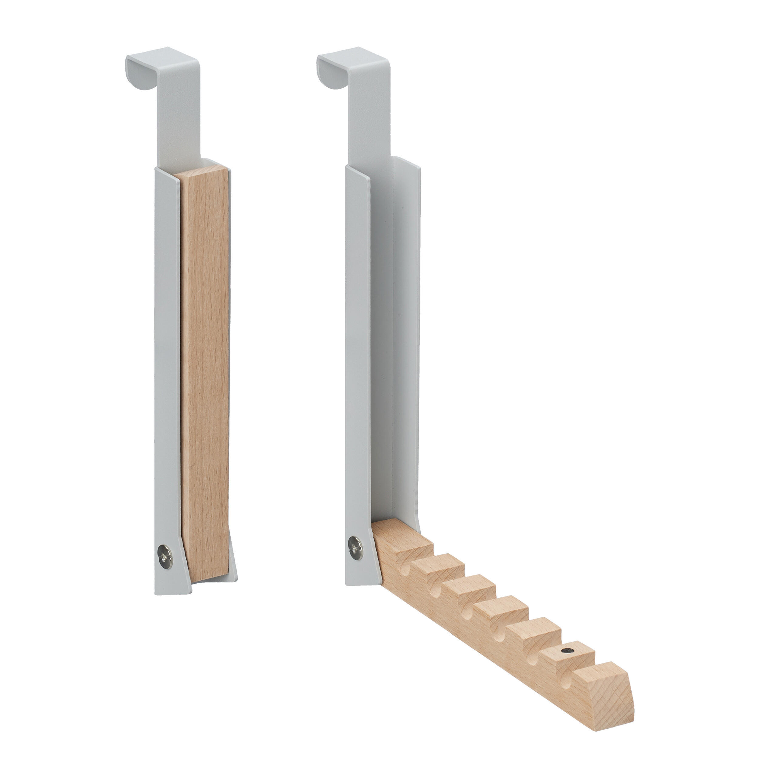 DÖRRKROK Grå 2-pack fällbar Multicolor 21/2.5/18 cm
