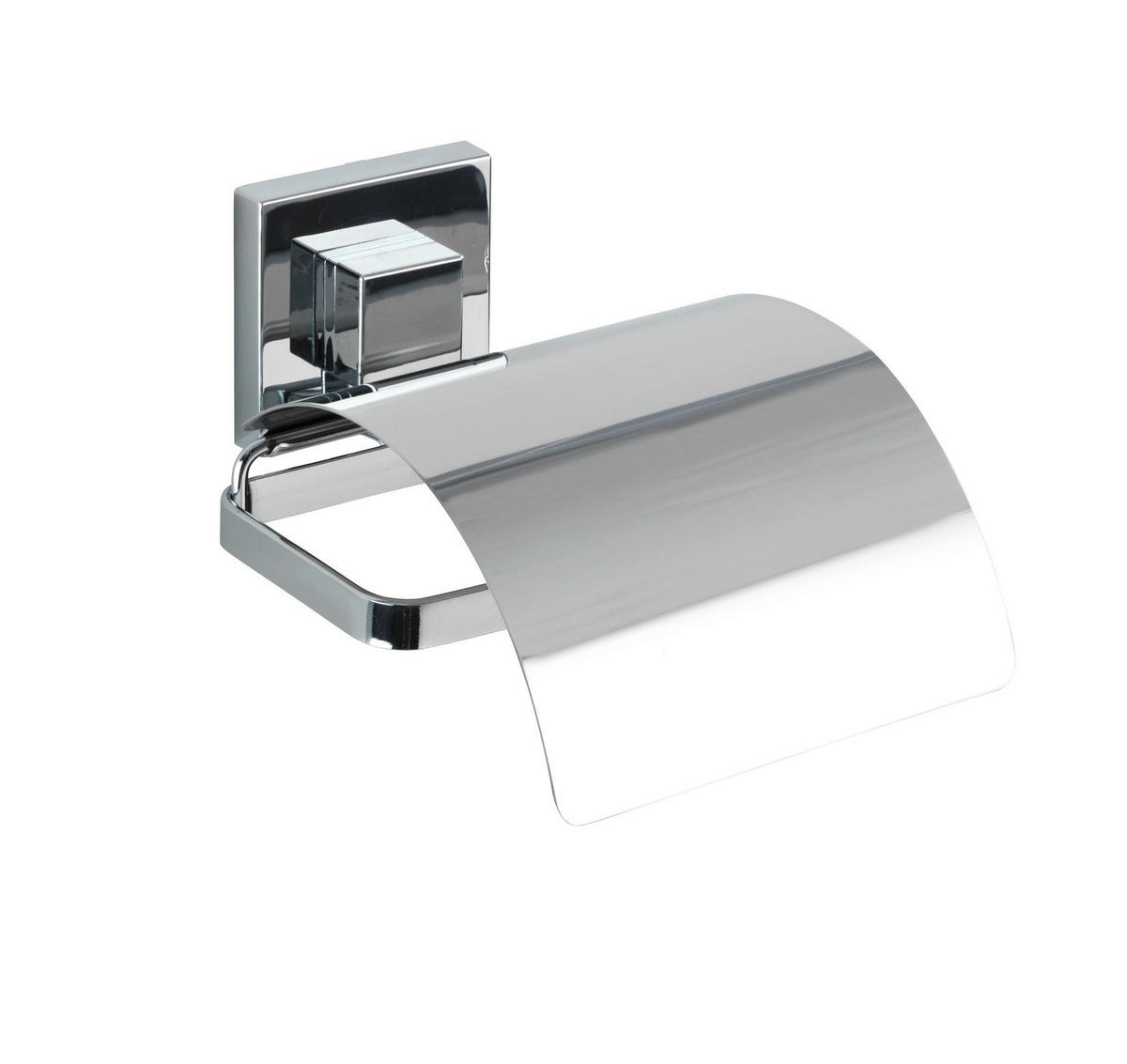 TOILETTENPAPIERHALTER Befestigen ohne bohren 13/14/11,5 cm - Silberfarben, Metall (14/11.5/13cm) - Wenko