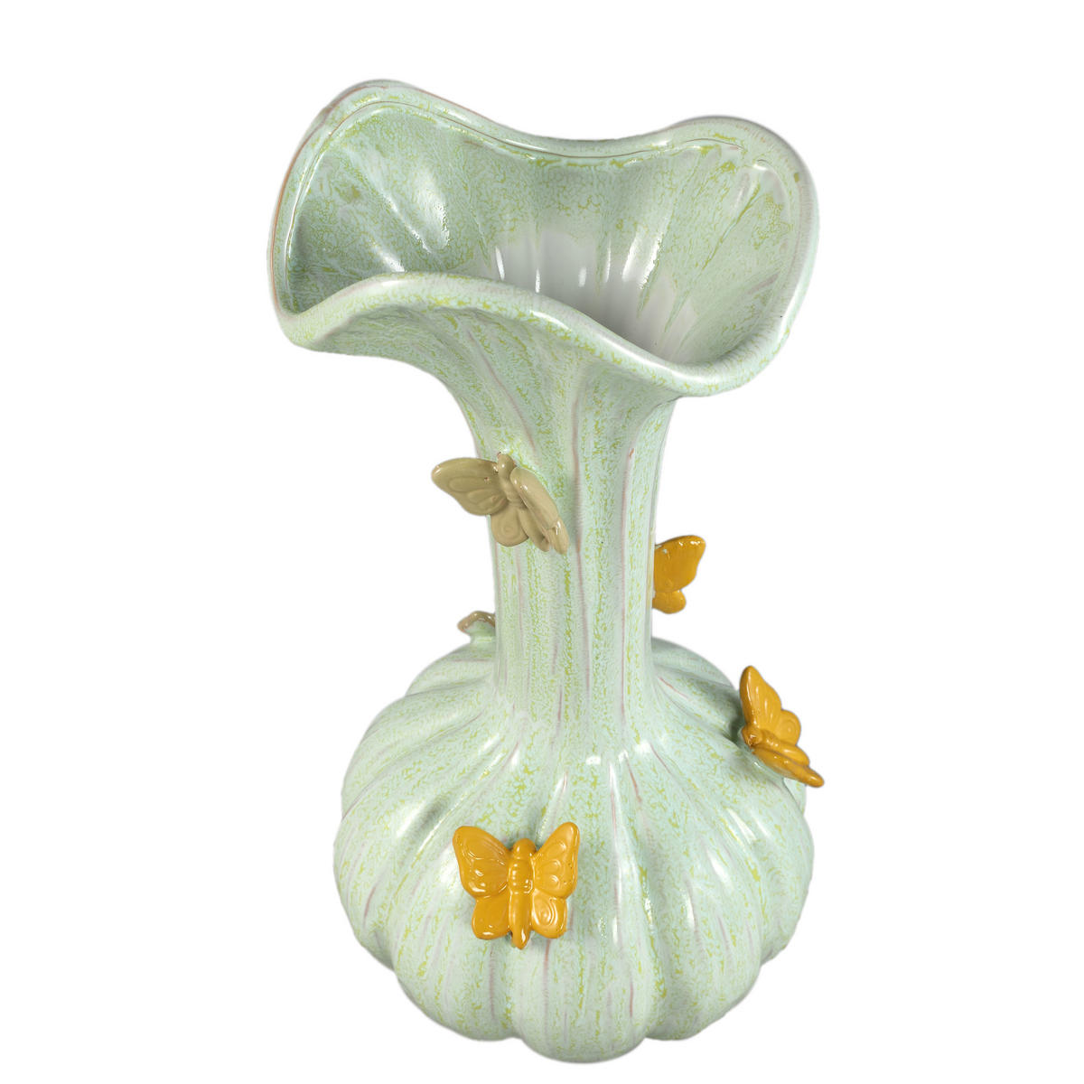 VASE Tamarae Grün 23/23/44cm - Grün, Keramik (44cm) - PTMD Collection