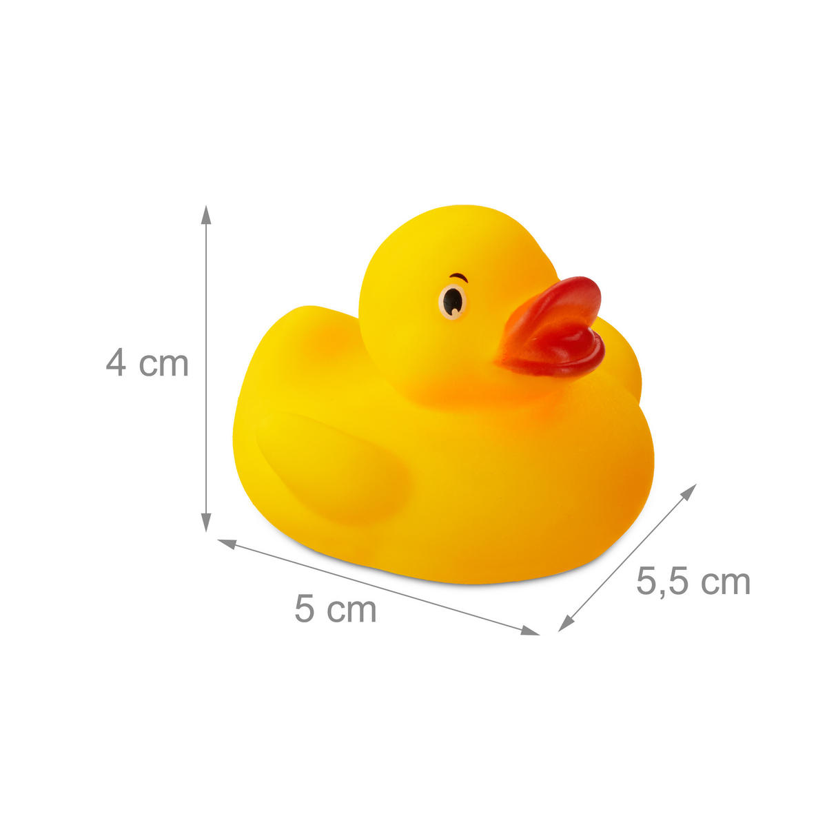 25XKACHNIČKY - žlutá, plast (5.5/4/5cm) - Relaxdays