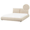 POLSTERBETT mit Lattenrost 160x200 cm Beige Vinay - Beige, Textil (160/200cm) - Beliani
