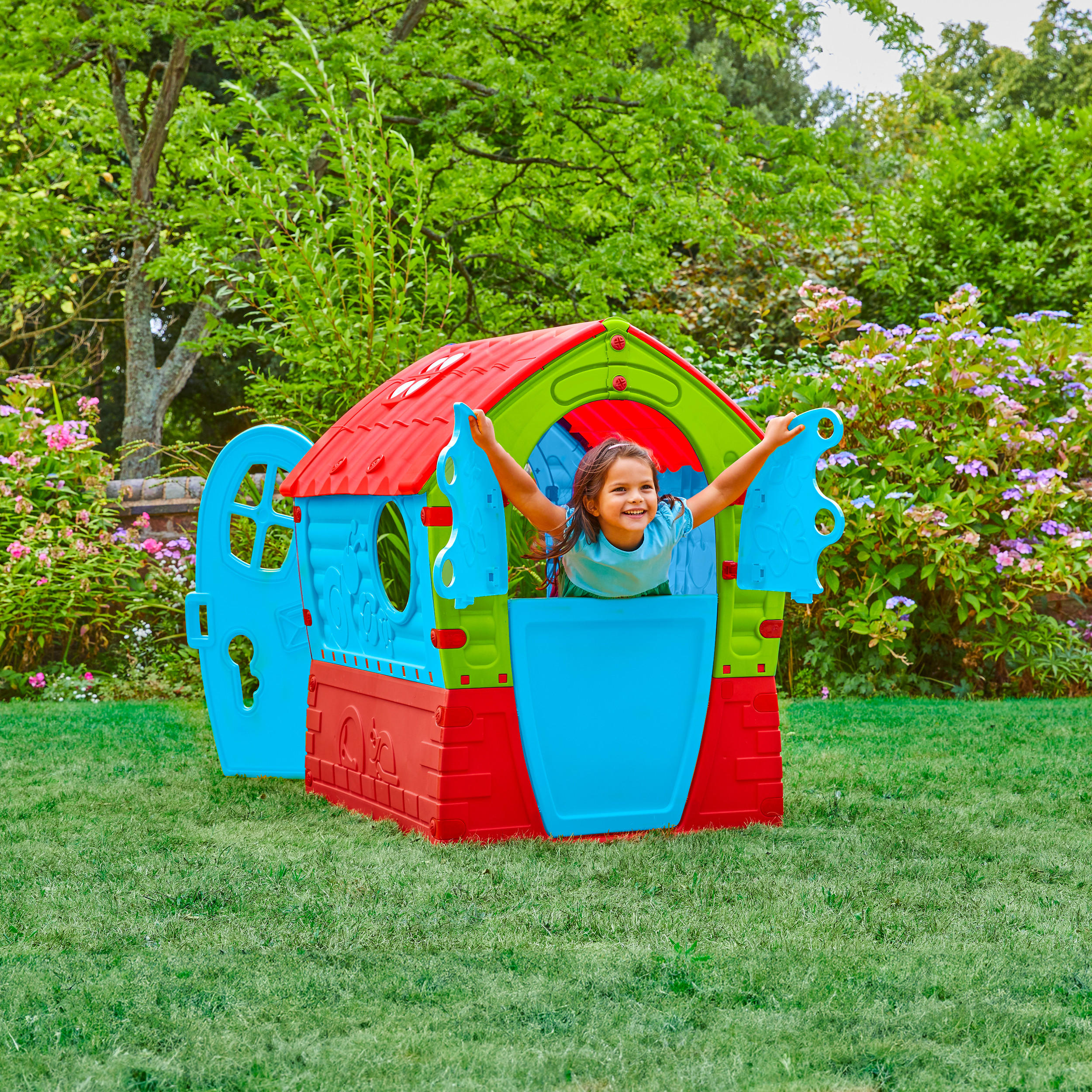 SPIELHAUS, S-free Spielhaus, 90 x 95 x 110 cm - Multicolor, Kunststoff (90/110/95cm)