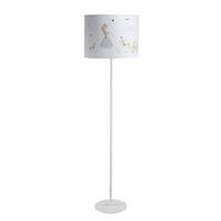 STEHLAMPE Bunt 40/30 cm - Multicolor/Weiß, Kunststoff (30/3.8/30cm) - ONZENO