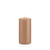 STUMPENKERZEN Caramel Ø 68 x 150 mm, 12 Stück - Beige, Paraffin (7/15cm) - Wiedemann Kerzen