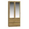 SCHRANK malve SD-90L Eiche Artisan - Eiche Artisan, Holzwerkstoff (90/180/50cm)