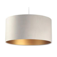 HÄNGELEUCHTE Gold 60/30 cm - Beige/Goldfarben, Kunststoff (60/1.1/30cm) - ONZENO
