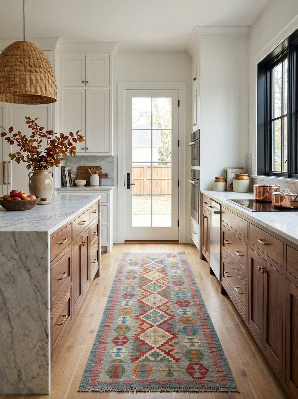 HANDWEBTEPPICH Kelim Gashgai Rot 245/85 cm Schurwolle - Rot, Textil (85/245cm) - Looma