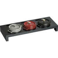 SERVIERPLATTE Schwarz 46/16/5 cm 405093740 - Schwarz, Metall (16/5/46cm) - Staub