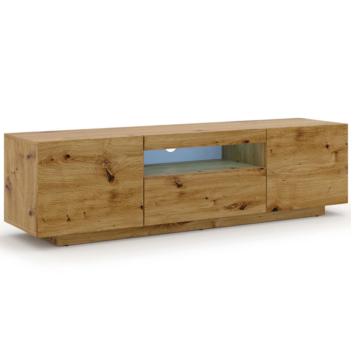 TV STOLÍK Aurus Drevo - hnedá, kompozitné drevo (150/36/37cm) - Petits-meubles