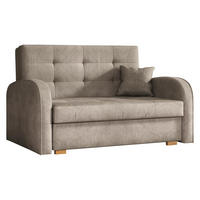 SCHLAFSOFA Viva Gold II - Beige/Braun, Holz/Textil (133/85/98cm) - MIRJAN24