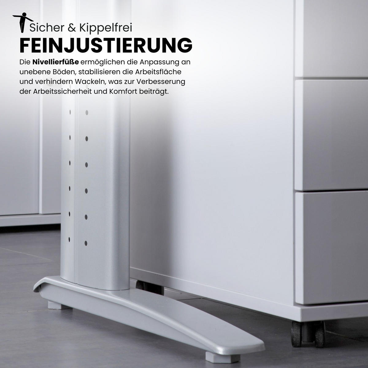 SCHREIBTISCH Serie-U 80/160/74 cm in Buchefarben/Weiß - Buchefarben/Weiß, Holzwerkstoff (80/160/74cm) - bümö