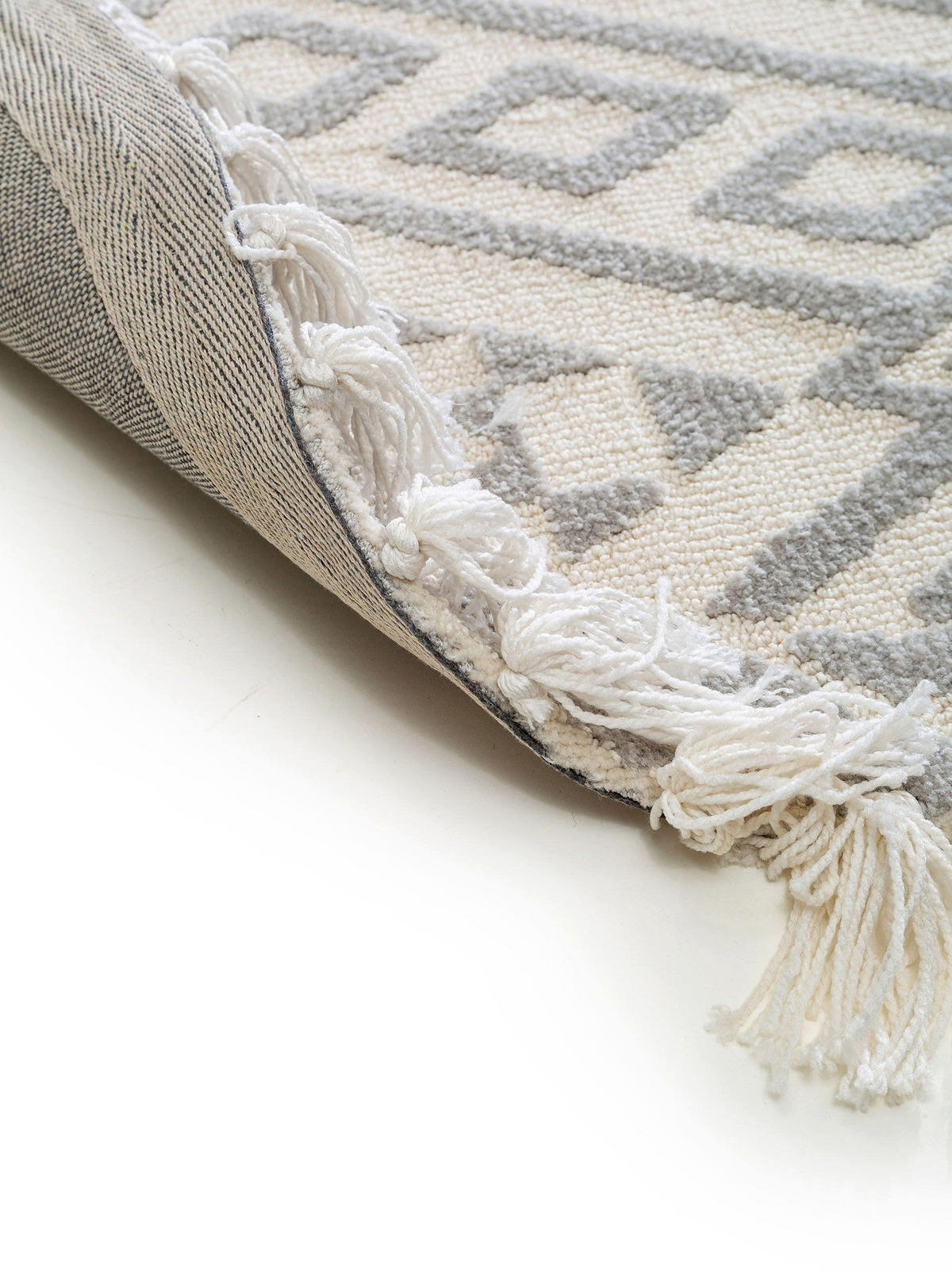 TEPPICH rund Elias Grau ø 150 cm rund - Grau, Textil (150/150cm) - benuta Nest