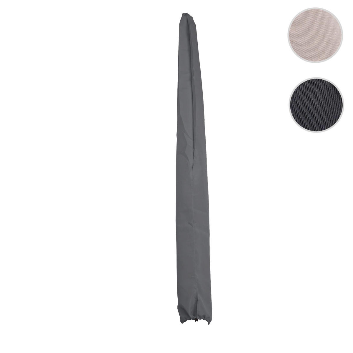 SCHUTZHÜLLE FÜR SONNENSCHIRM Anthrazit - Anthrazit, Textil (31/185/31cm) - MCW