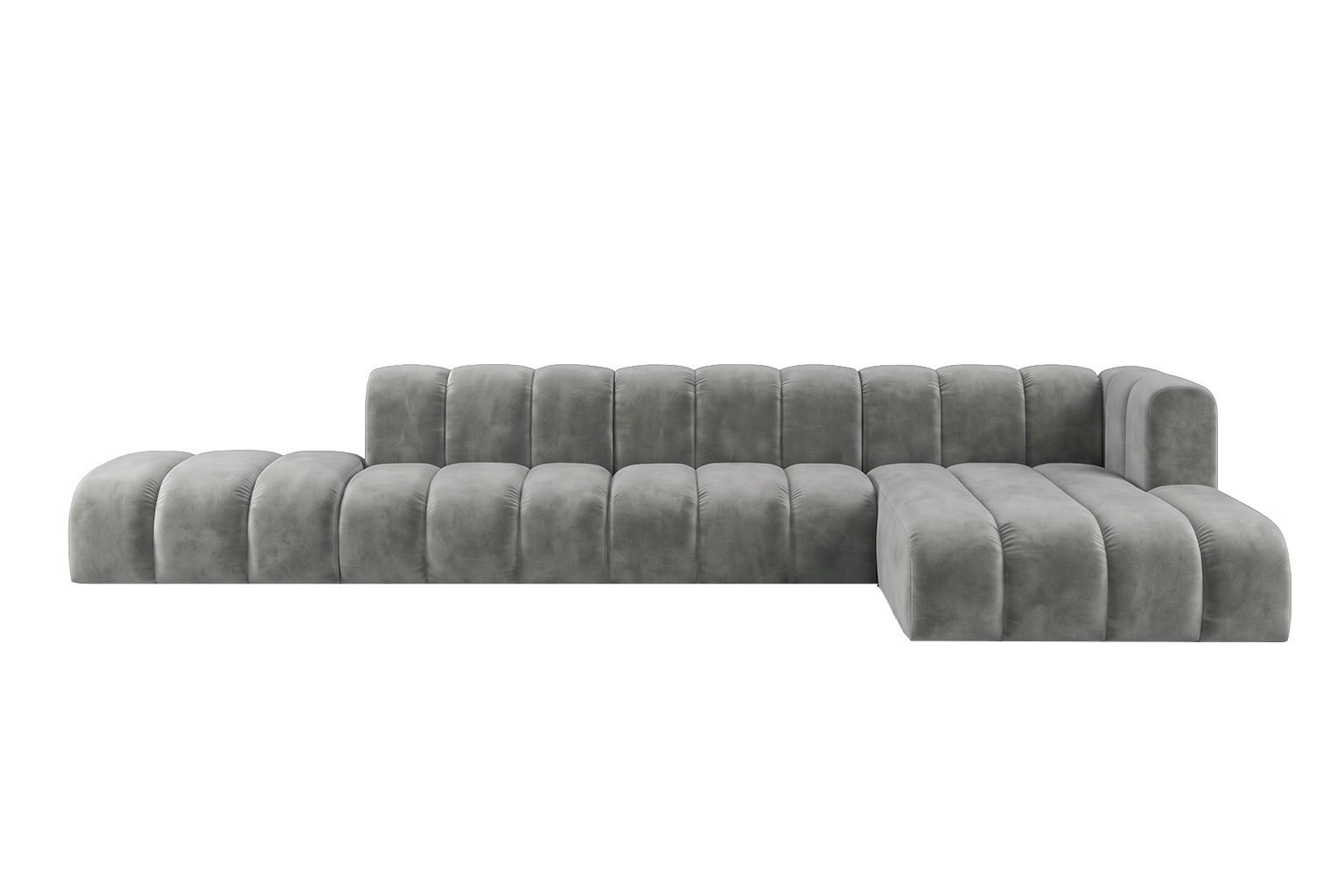 Kaiser Möbel Ecksofa Grau 386x179 cm