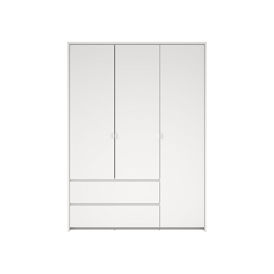 KLEIDERSCHRANK, Next, Weiß, Holzwerkstoff, 149 x 58 x 203 cm - Weiß, Holzwerkstoff (149/203/58cm) - ebuy24