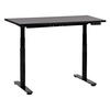 SCHREIBTISCH schwarz 120/72 cm elektrisch höhenverstellbar Destin IV - Schwarz, Holz (72/120/67cm) - Beliani