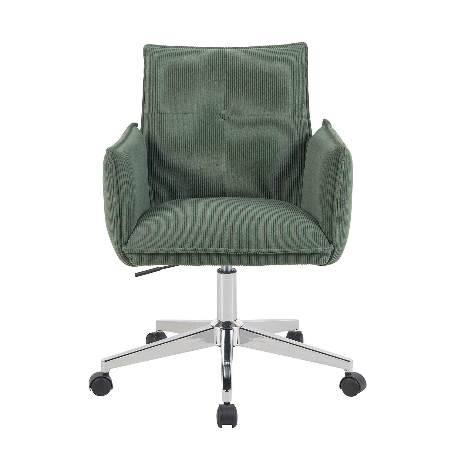 BÜROSTUHL Mika-Cleo - Chromfarben/Grün, Textil/Metall (60/85/63cm) - DUBI Möbel