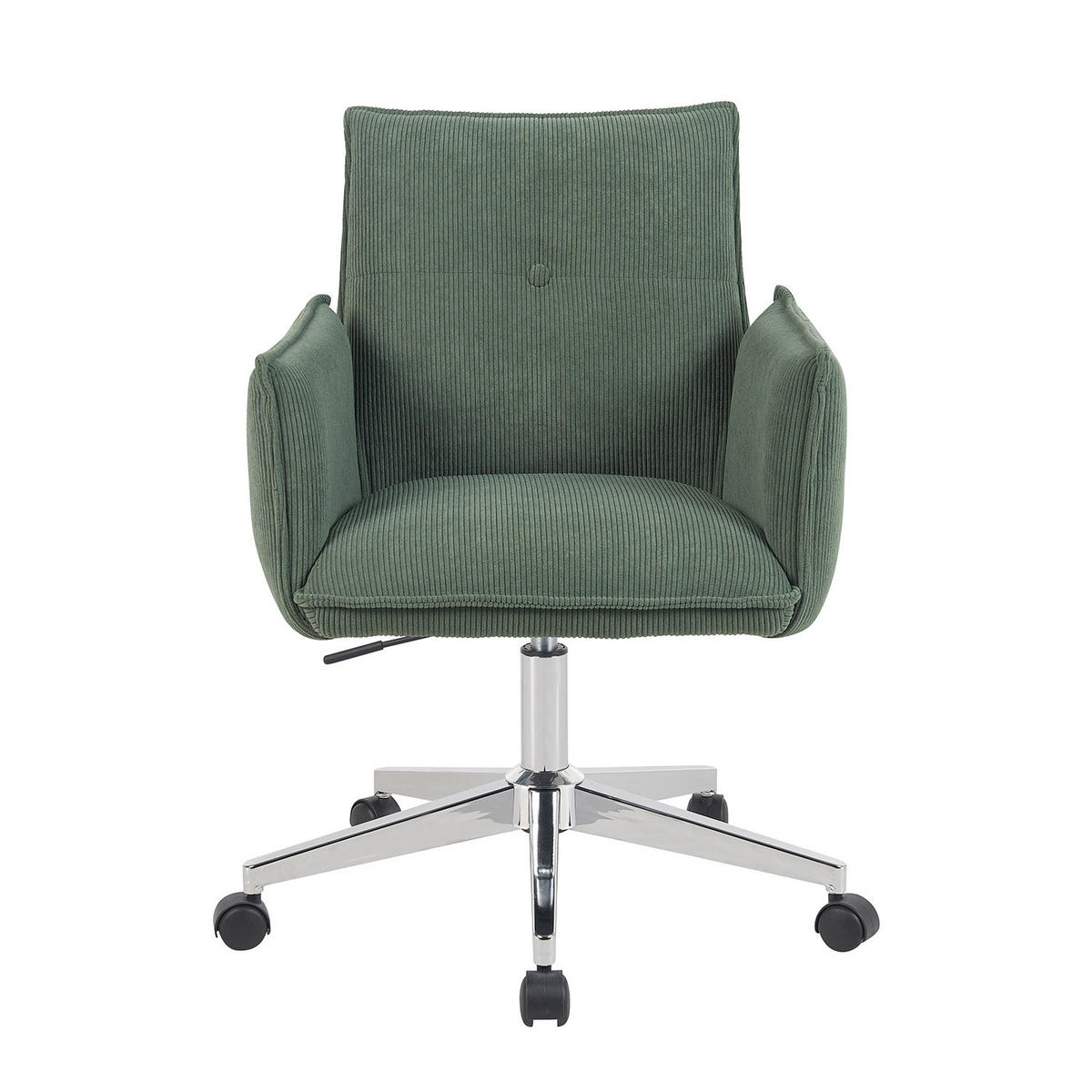 BÜROSTUHL Mika-Cleo - Chromfarben/Grün, Textil/Metall (60/85/63cm) - DUBI Möbel