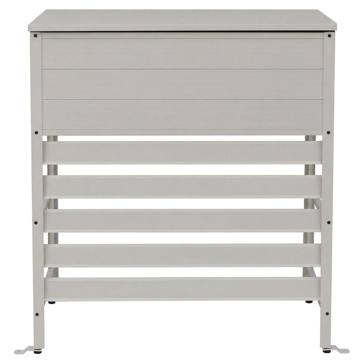 VERKLEIDUNG für Klimaanlage/Wärmetauscher 110x96x43cm Grau-Weiß - Weiß, Metall (96/110/43cm) - PROREGAL