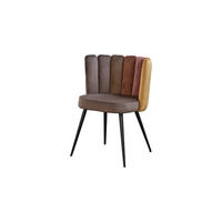 STUHL JADA Braun Velvet - Dunkelbraun/Braun, Textil (59/86/55cm) - KAWOLA
