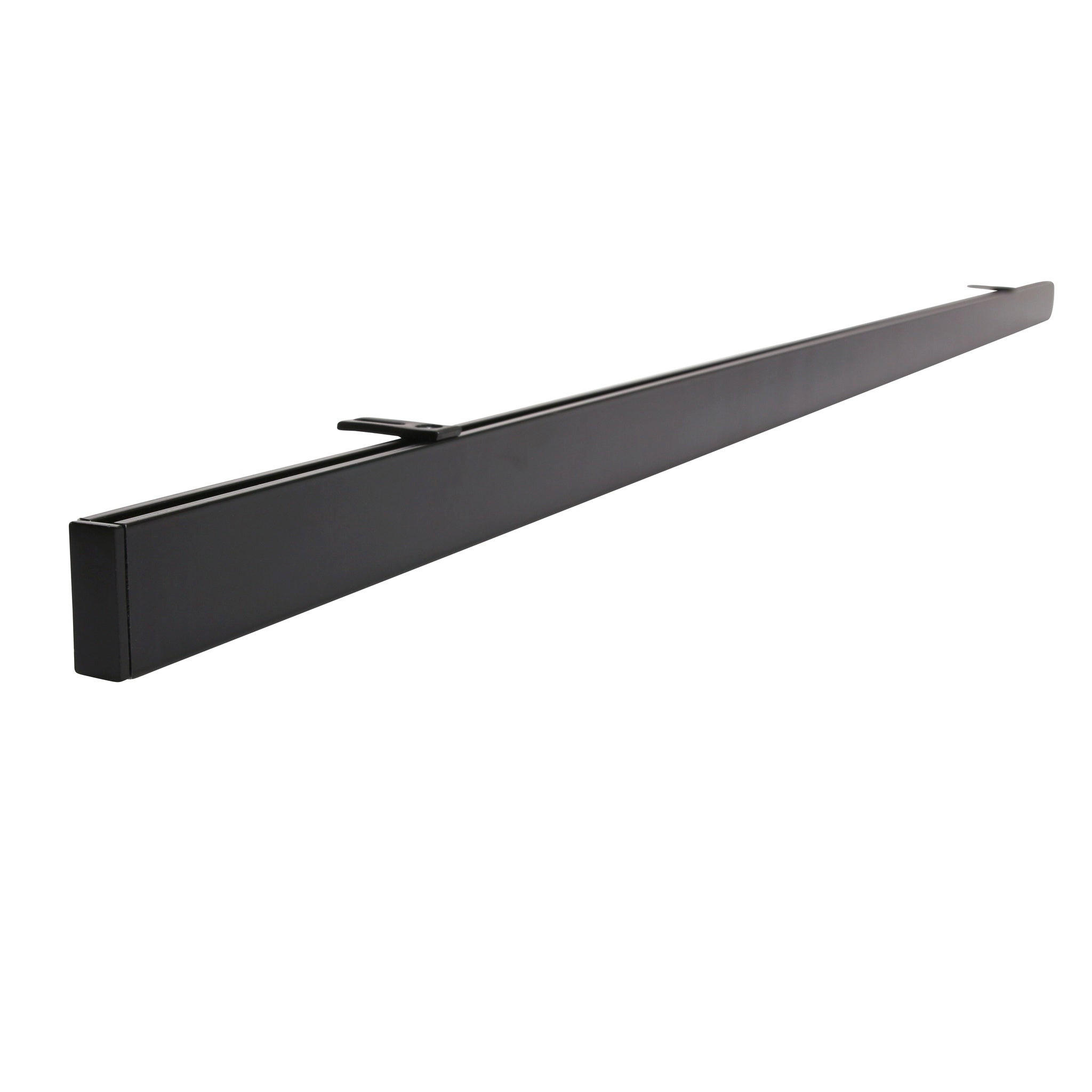 GARDINENSCHIENE Innenlauf auf Maß 1-läufig Schwarz - Serie Loft - Schwarz, Metall (240cm) - Deco-Raum
