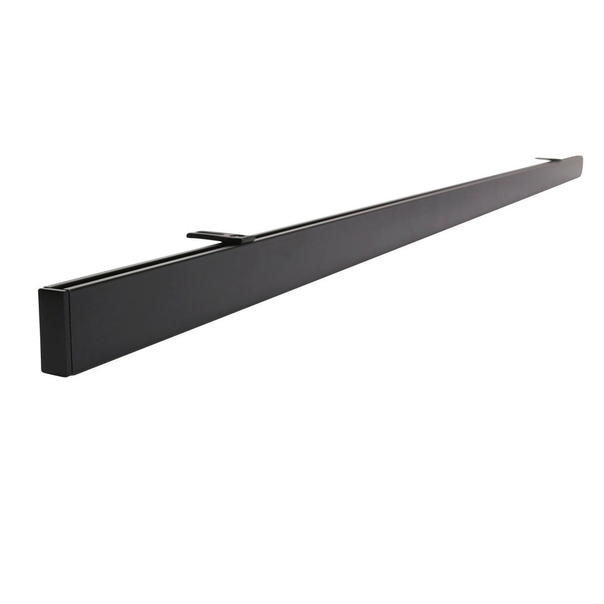 GARDINENSCHIENE Innenlauf auf Maß 1-läufig Schwarz - Serie Loft - Schwarz, Metall (250cm) - Deco-Raum