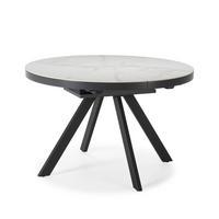 ESSTISCH Bela Weiß 120/120/76 cm - Weiß, Holz (120/120/76cm)