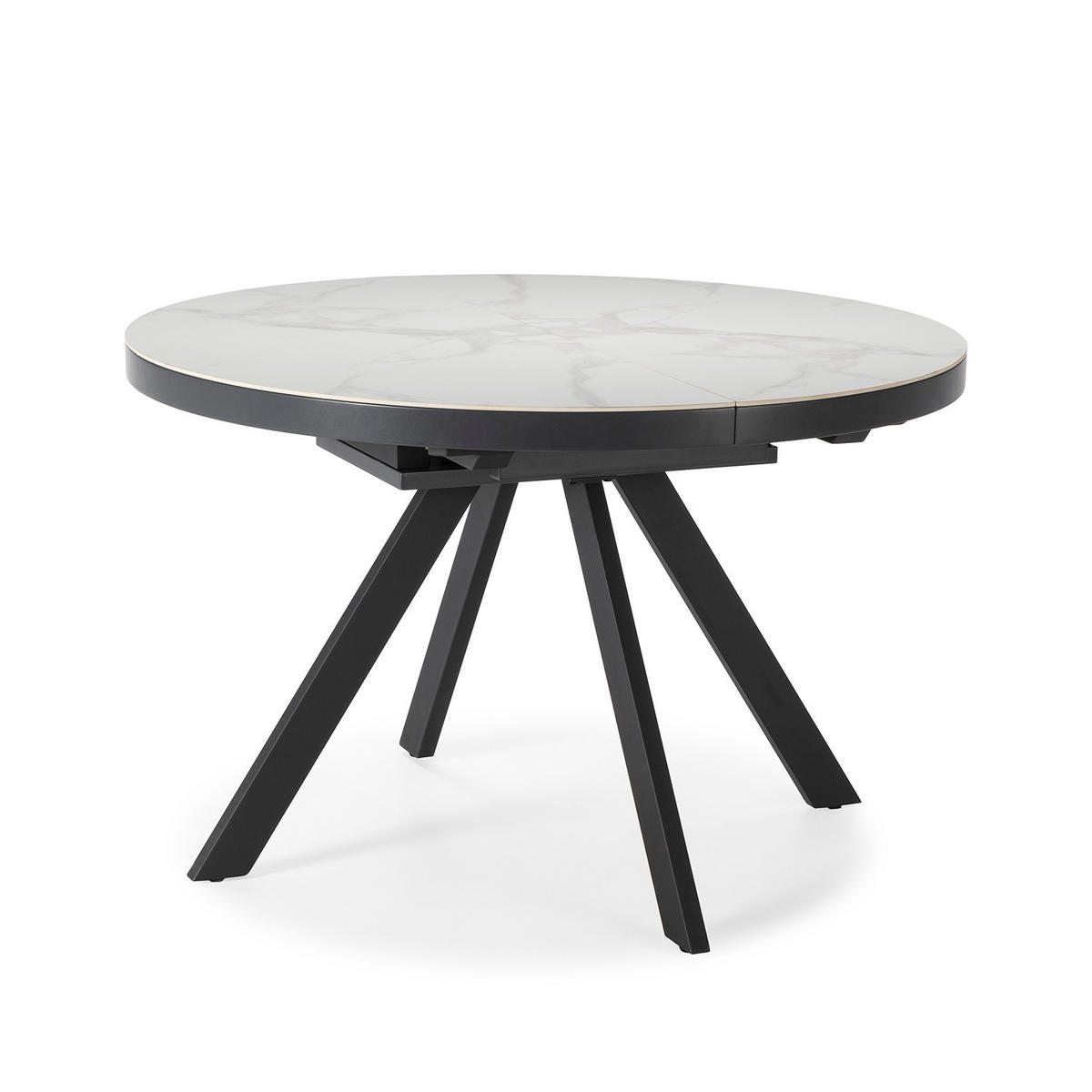 ESSTISCH Bela Weiß 120/120/76 cm - Weiß, Holz (120/120/76cm)