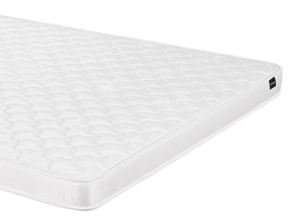 STANDARDMATRATZE - 1 Person - stoff - weiß Danae - Weiß, Textil (90/200cm) - Vente-Unique