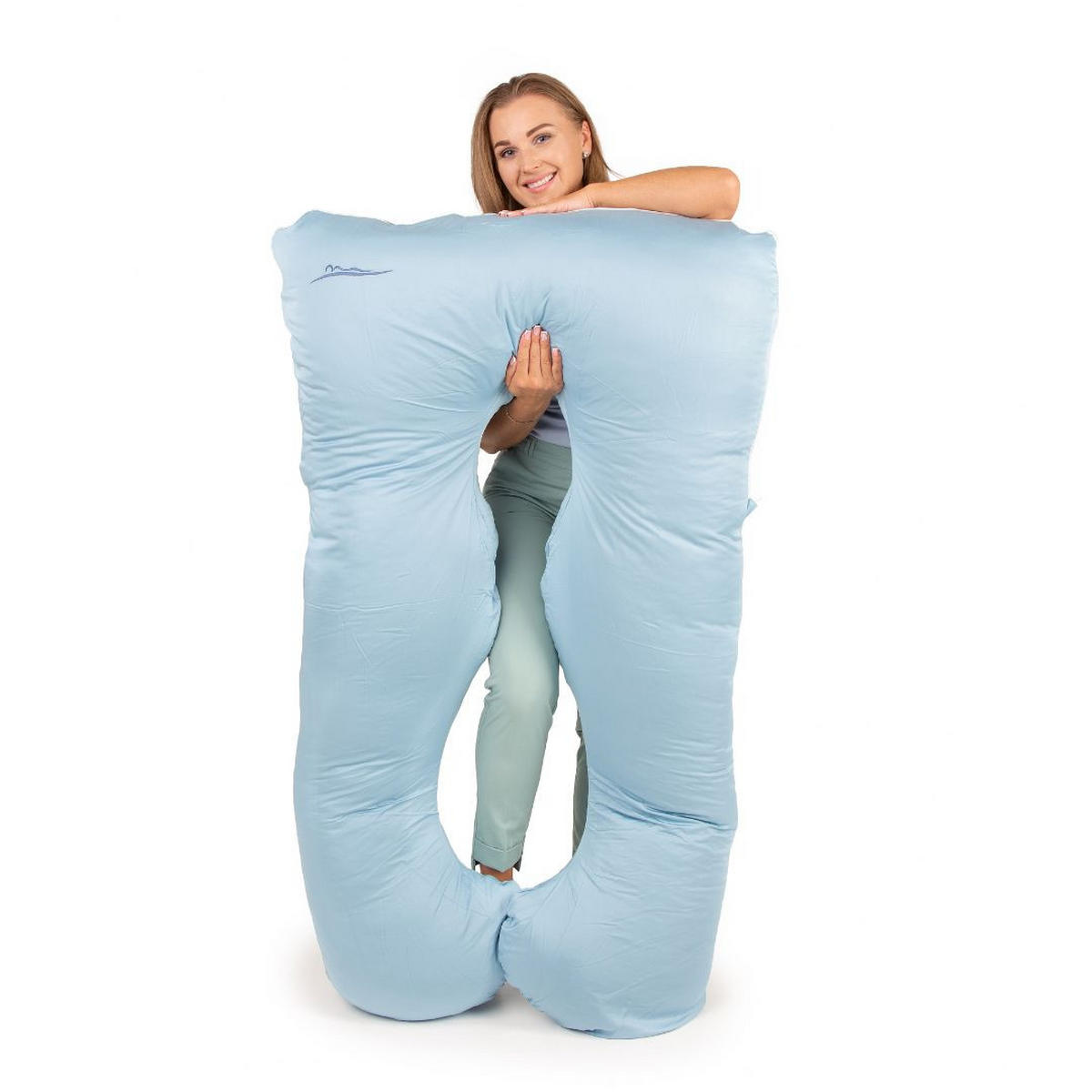 KOMFORTKISSEN - Blau - Hellblau, Textil (100/150cm) - KomfortKissen