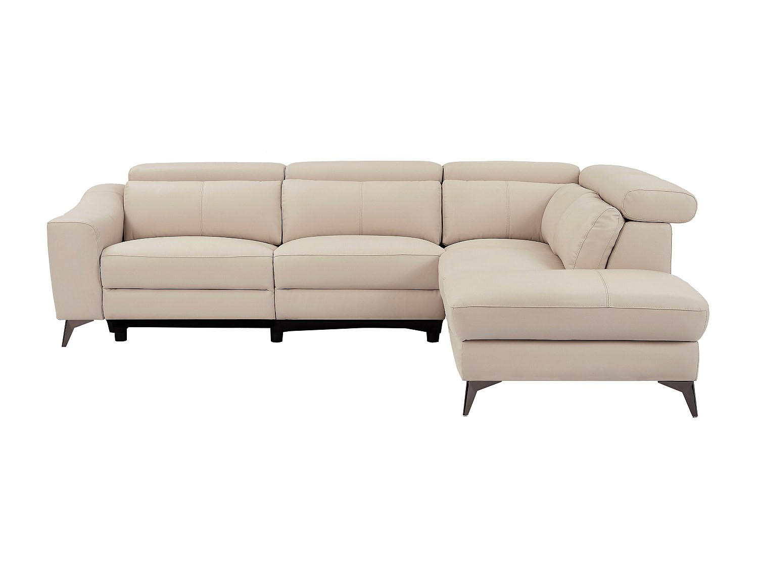 Vente-Unique Relaxsofa Creme 275x79x223 cm