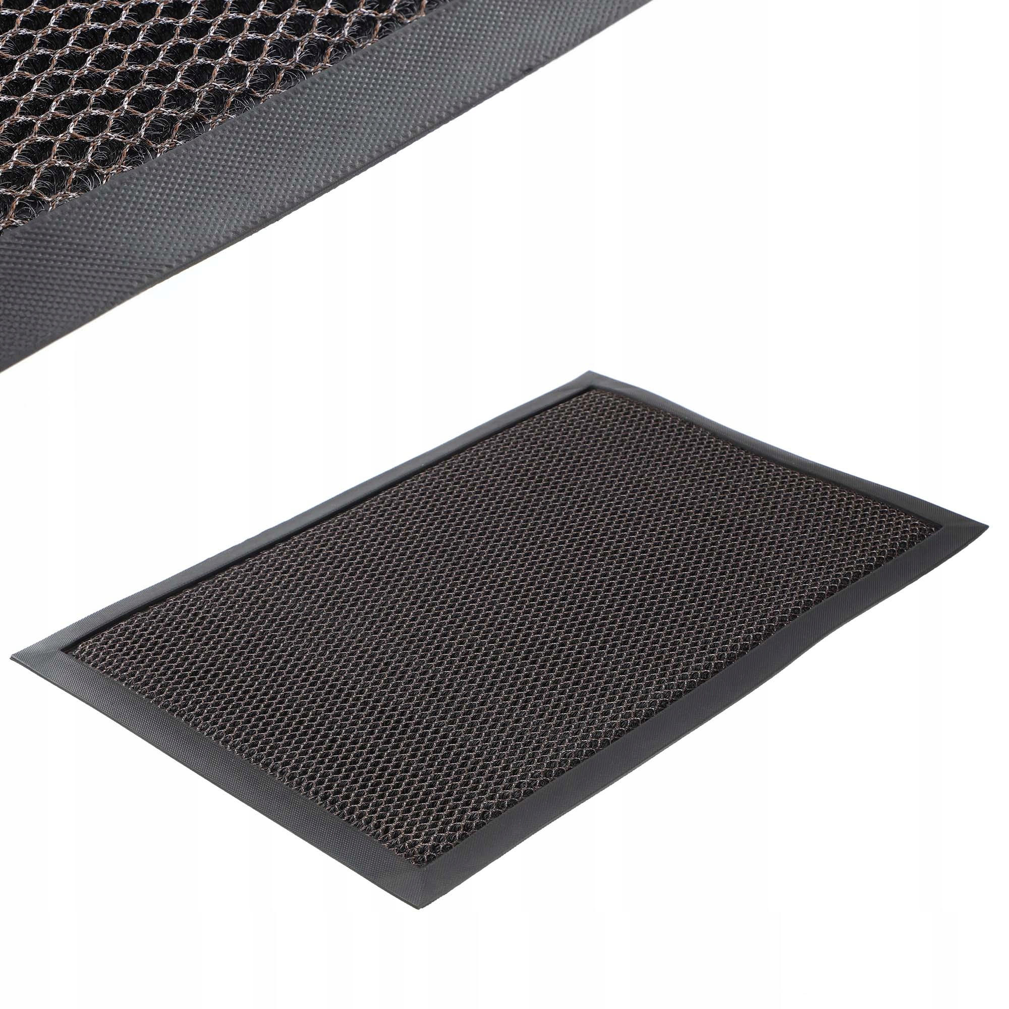 FUSSMATTE 60x40 cm braun - Braun, Kunststoff (60/40cm) - KADAX