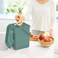MÜLLEIMER 9 Liter Kunststoff Grün - Grün, Kunststoff (23/27/22.5cm) - PROREGAL