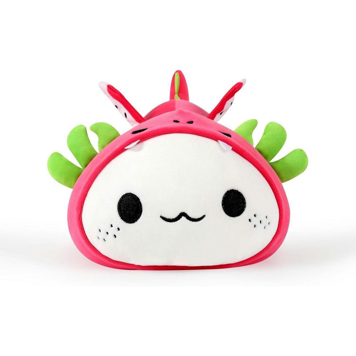 PLÜSCHKISSEN Axolotl Drachenfrucht Rot 50 cm - Rot, Textil (30/50cm)
